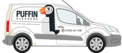 Puffin Cleaners delivery van